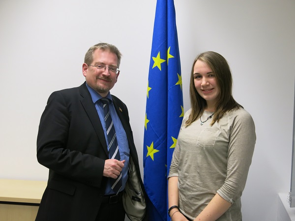 Michael Vietz MdB und Lisa Pramann