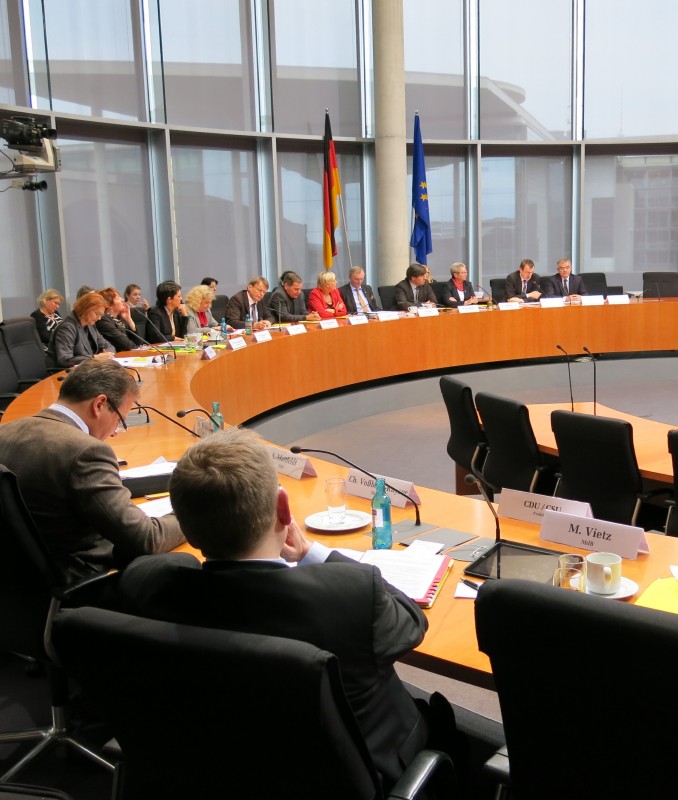 Michael Vietz im Petitionsausschuss