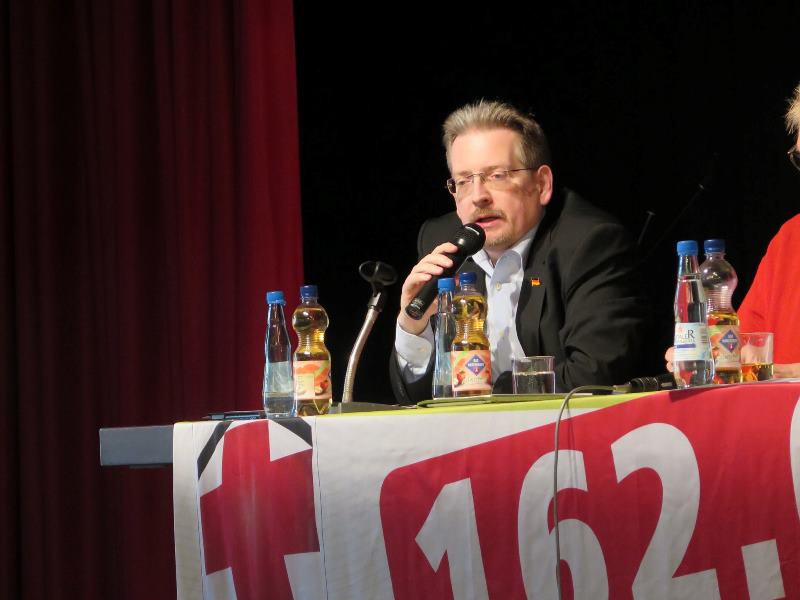 Michael Vietz MdB auf dem Podium