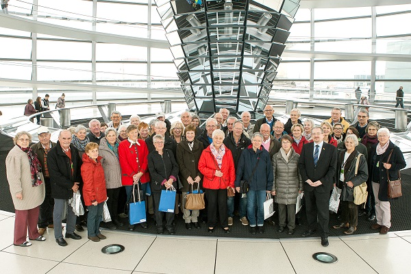 Aus dem Weserbergland unter die Reichstagskuppel