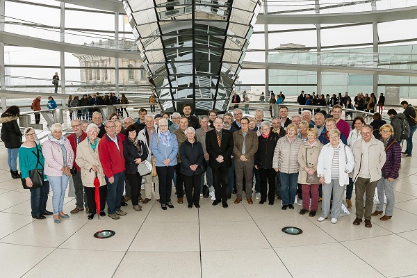 Tolle Truppe auf der Kuppel