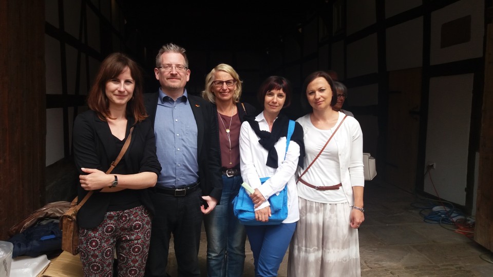 Jadwiga Poreba, Michael Vietz, Gisela Grimme, Ewa Wąsowicz-Bodziony, Jadwiga Puchała (v. li. n. re.) Jadwiga Poreba, Michael Vietz, Gisela Grimme, Ewa Wąsowicz-Bodziony, Jadwiga Puchała (v. li. n. re.)