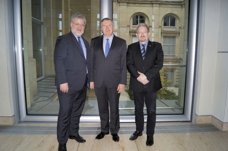 v.l.: Stephan Albani, Oswin Veith, Michael Vietz