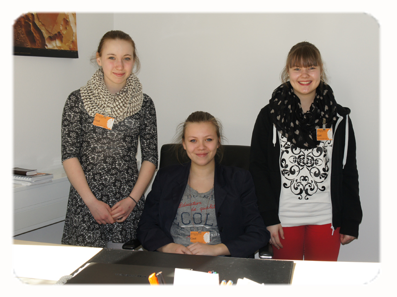 vlnr. SIna. Sophie, Sarah